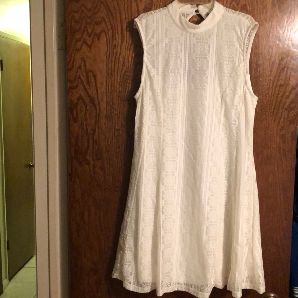 Lace off white dress
